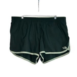 The North Face green running shorts size XL